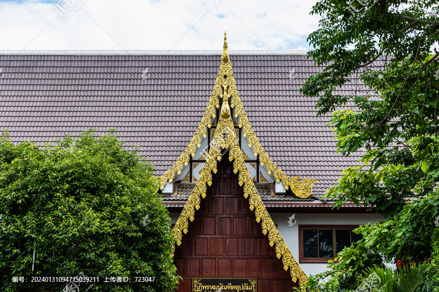 泰国清迈莲塔寺