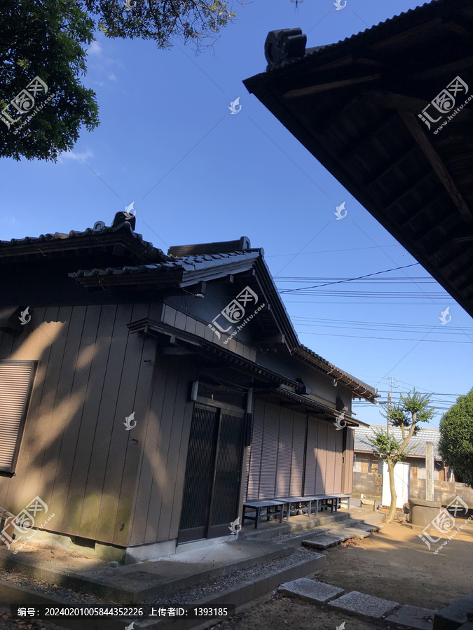 日本茨城县龙崎市村社八坂神社