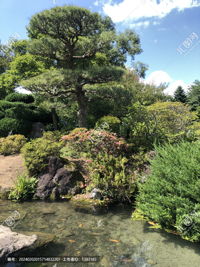 日本福岛绿水苑日式园林景观