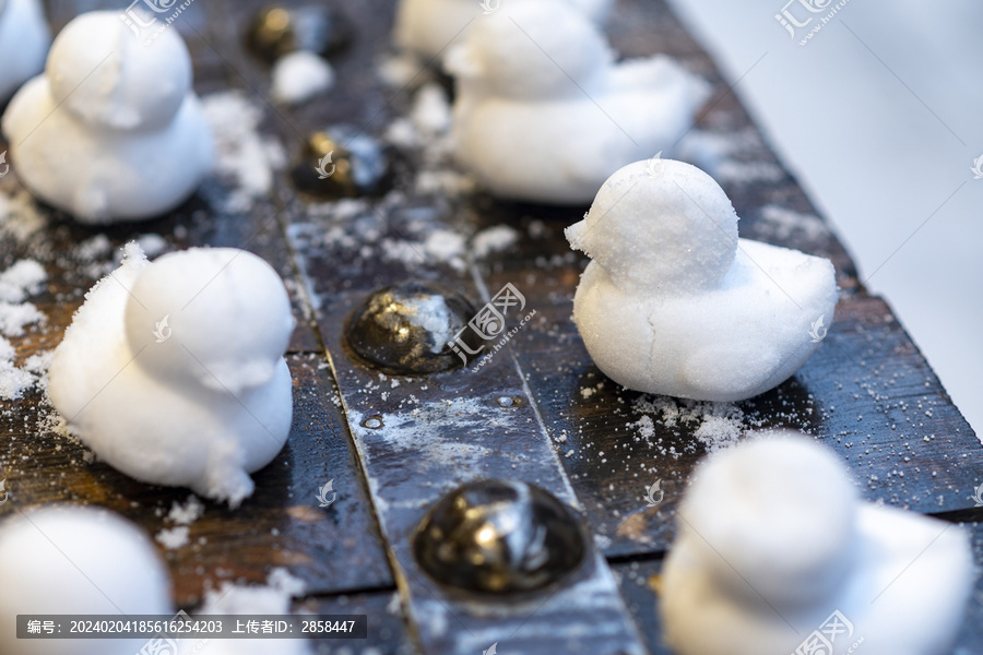 雪景小鸭子