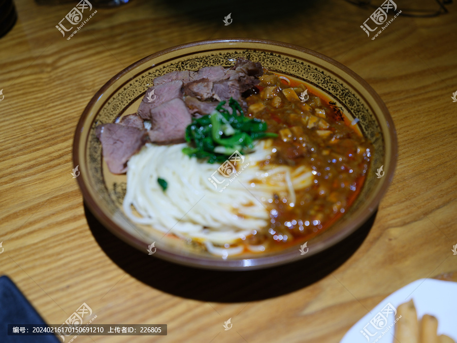 驴肉黄面