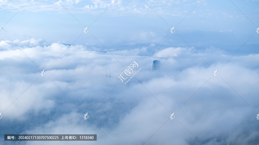 深圳城市环境质量天空云层覆盖