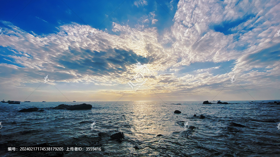 唯美海天景色