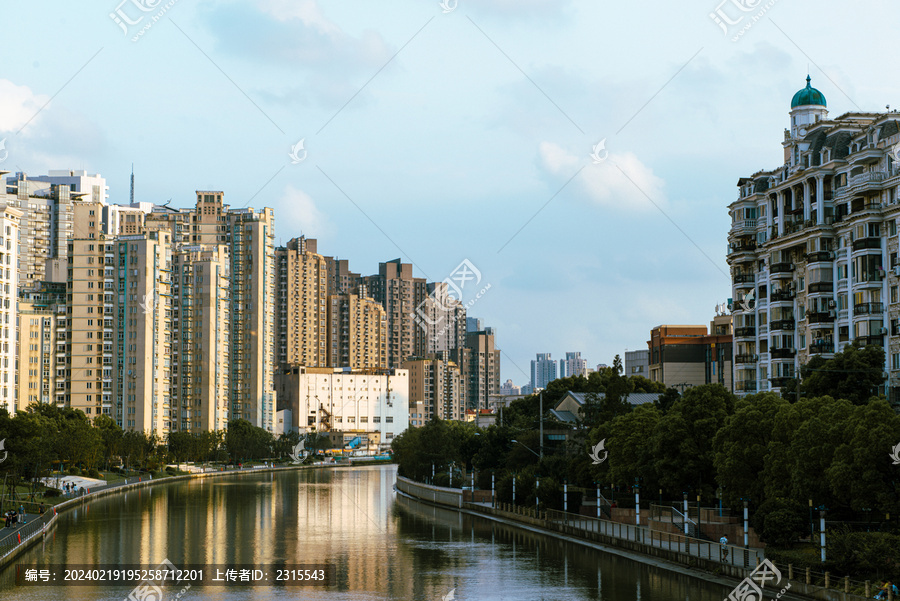 上海苏州河沿岸景观