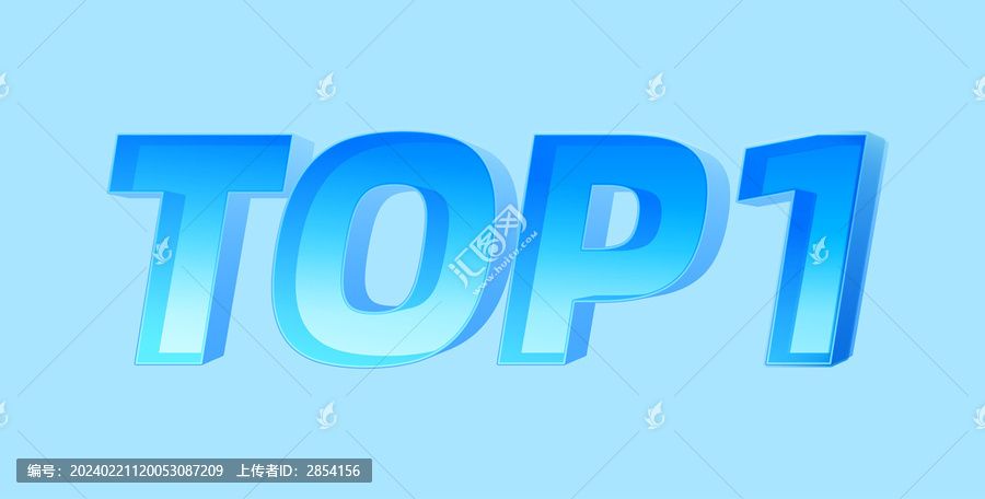 英文标题字TOP1字体设计