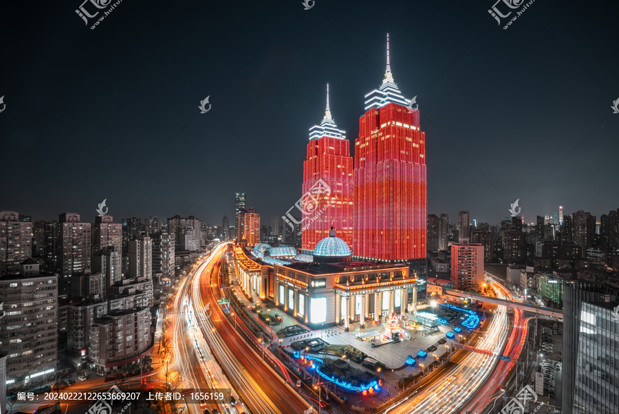 上海环球港夜景