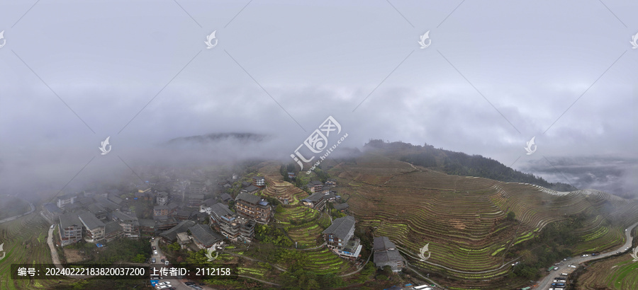 龙脊梯田云海全景