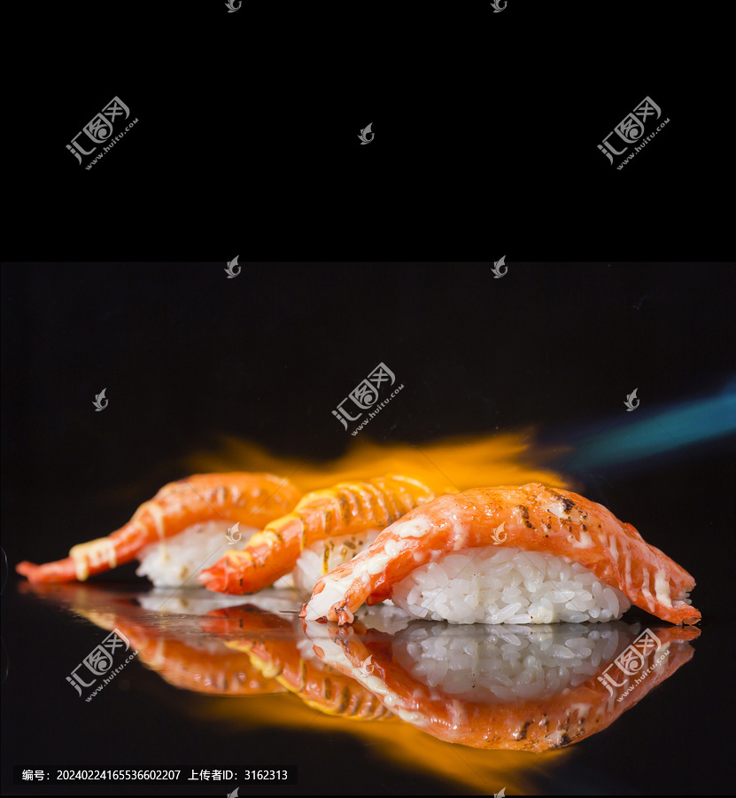 火炙三味蟹棒寿司