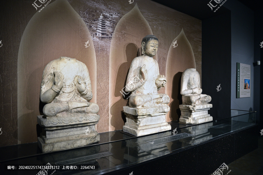 河北博物院藏品石雕佛像