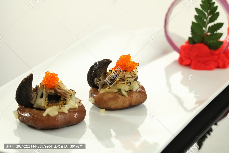 铁板鲜蘑芝士焗法国蜗牛