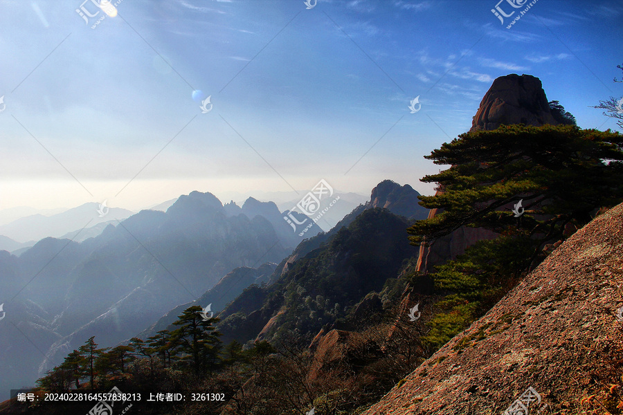 黄山远眺