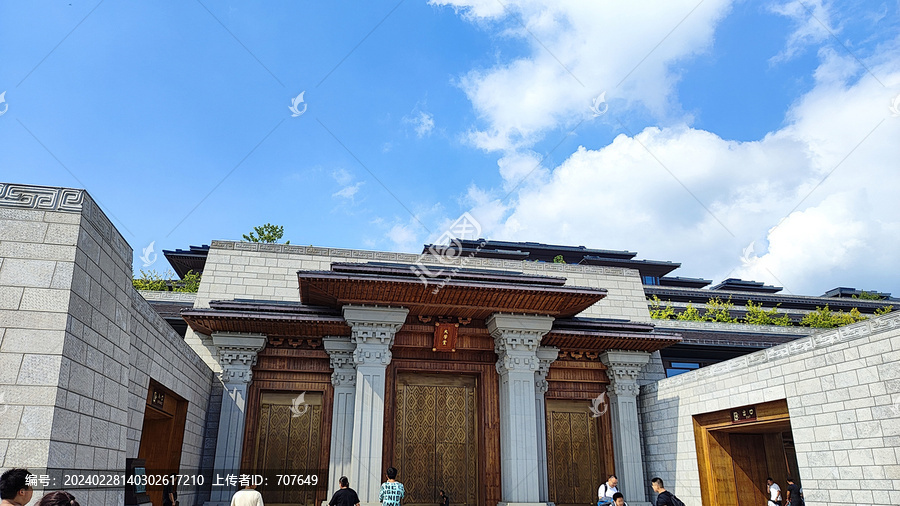 仿古石建筑群