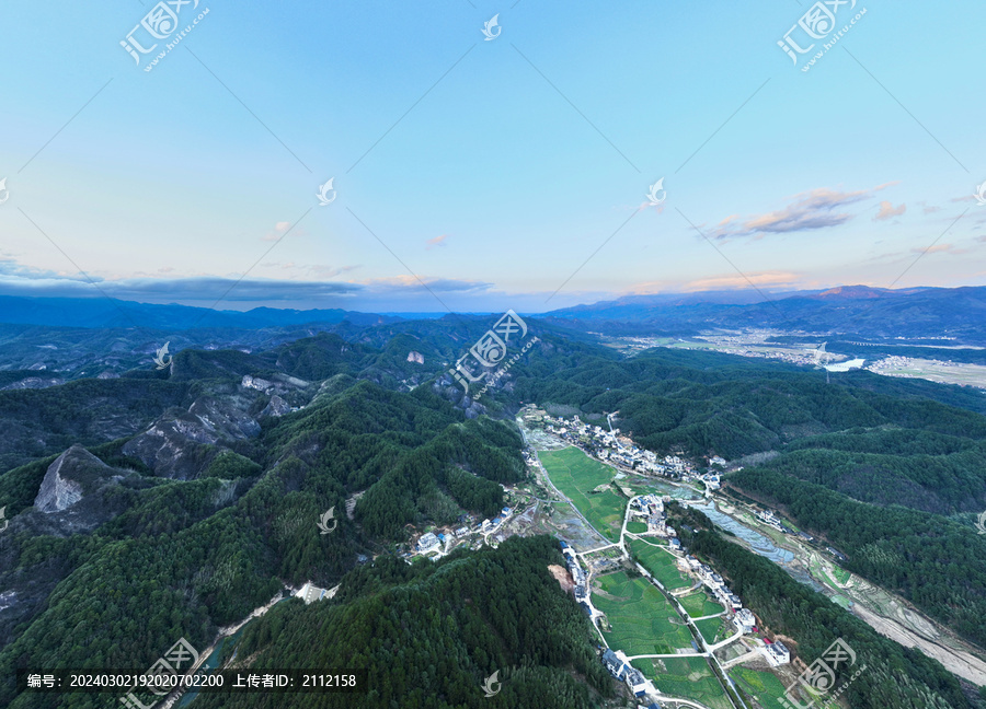 湖南崀山山村风景