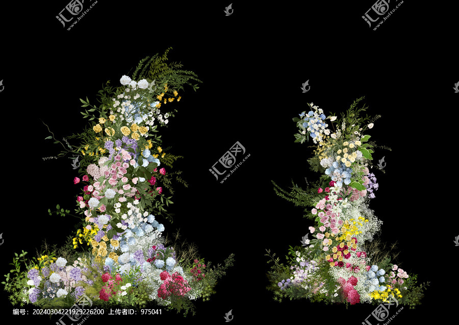 小众花艺花门