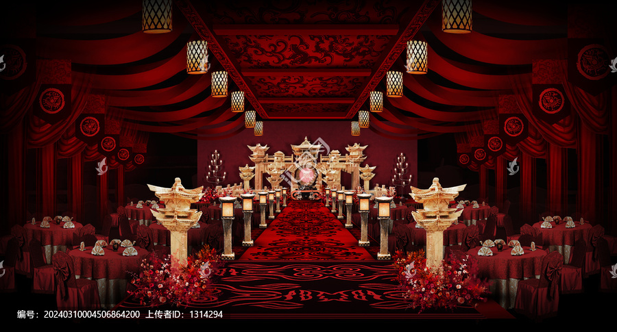 中式仪式区