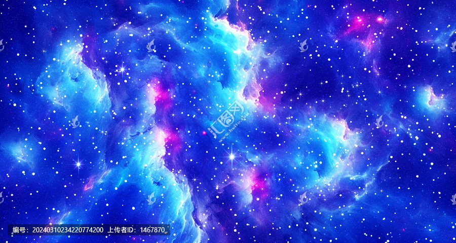 美丽星空星云