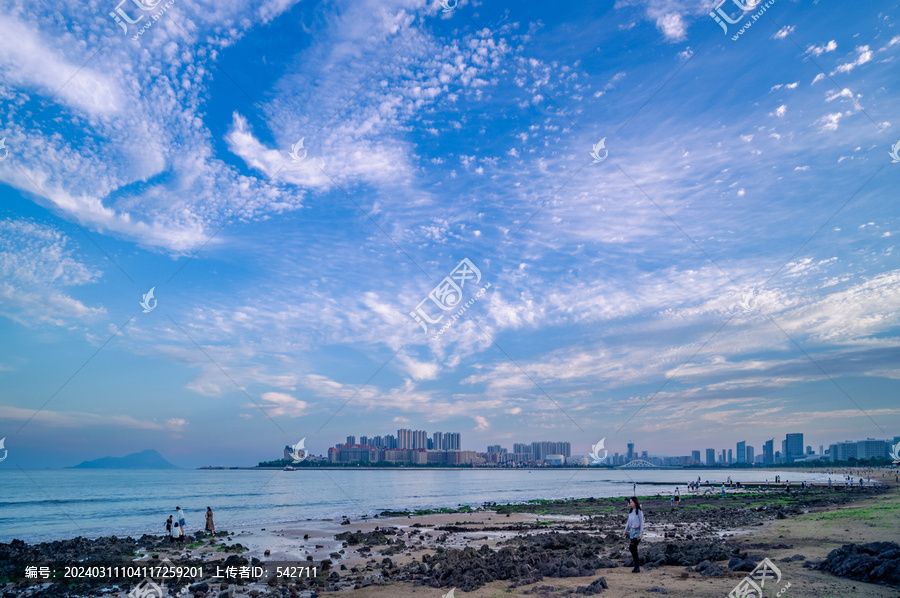 青岛西海岸星光岛晚霞