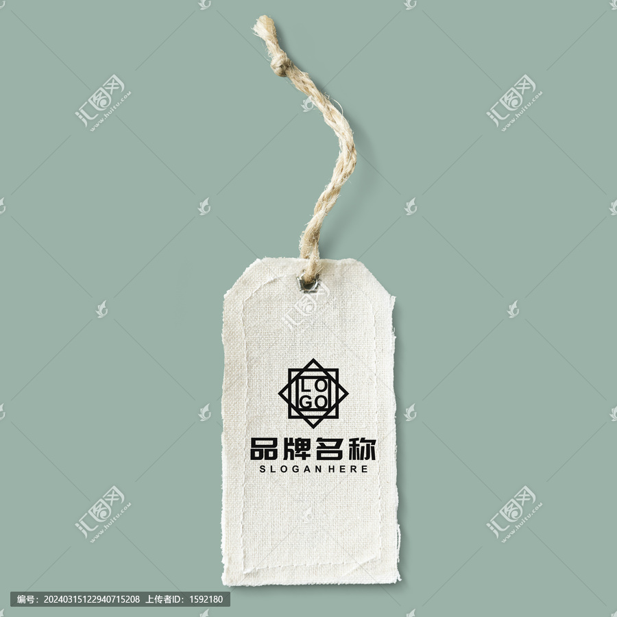 服装吊牌logo样机