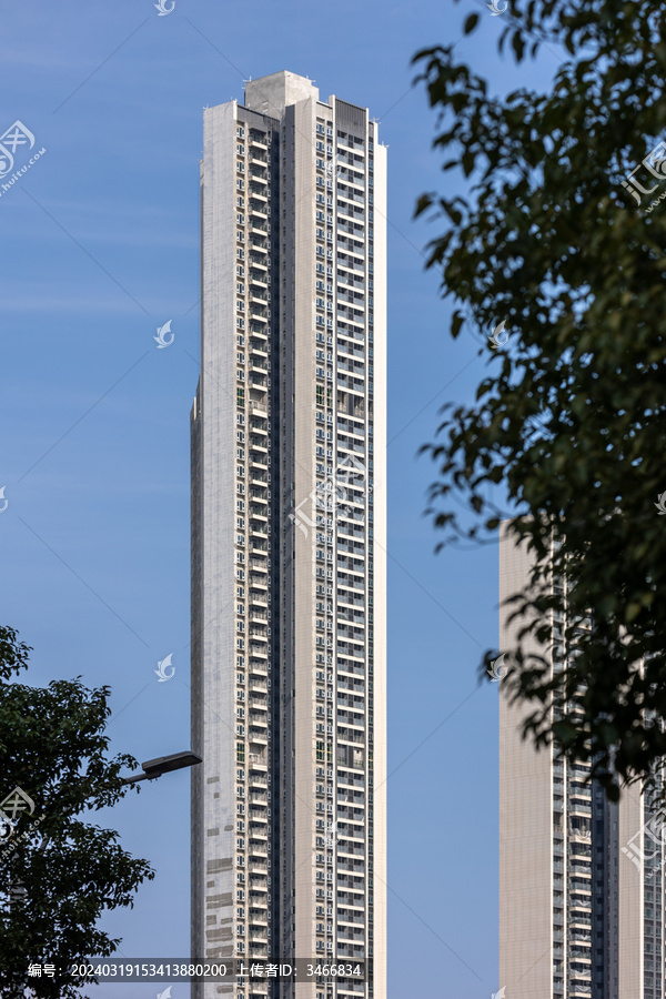 深圳城市中的超高层住宅楼