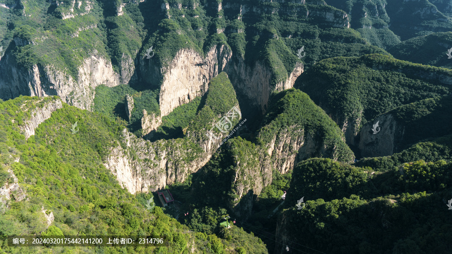 通天峡沟谷地貌