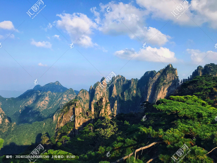 黄山狮子峰风景