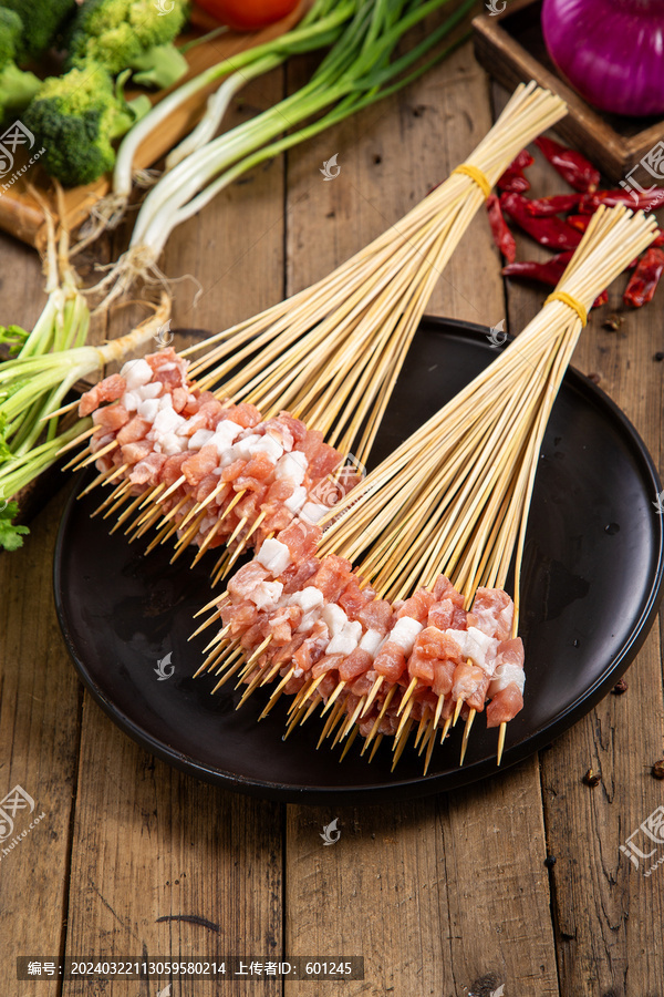 小鲜肉串猪肉串