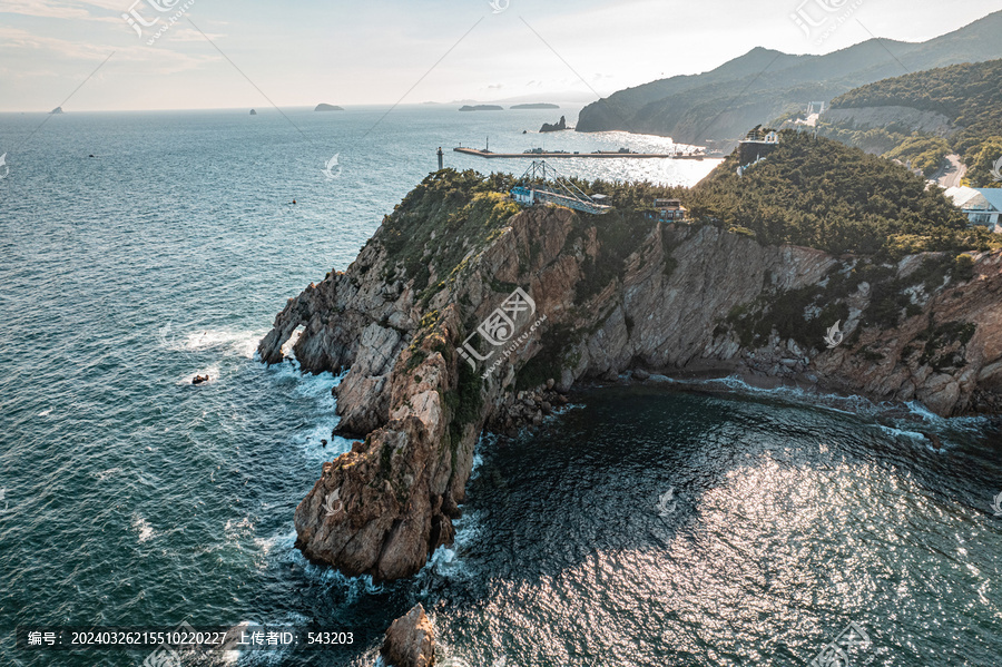 大连海滨海洋海景旅游无人机航拍