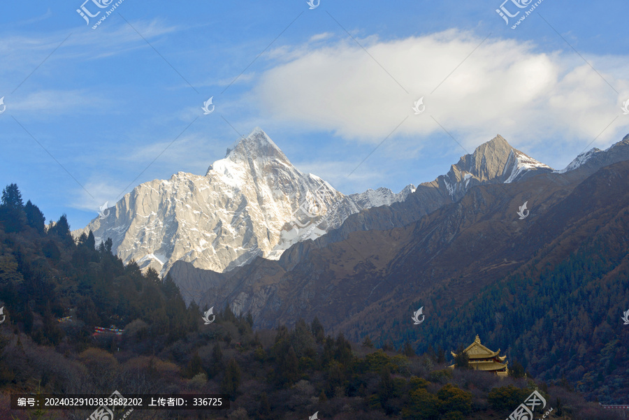 长坪沟四姑娘山四雪山主峰