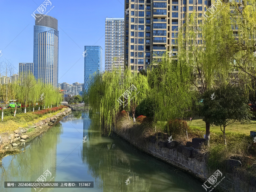 江南城市风光小区绿化