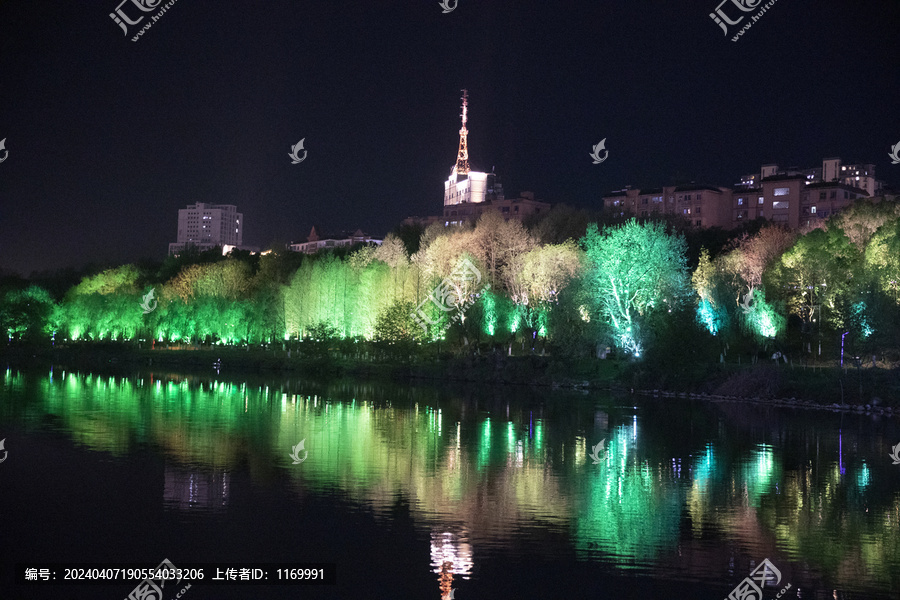 鹰潭信江夜景