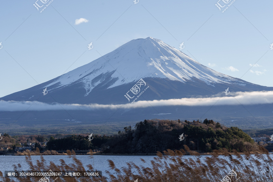 富士山特写