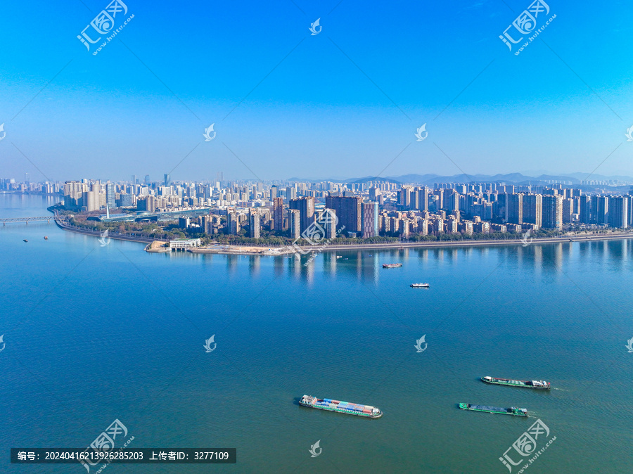 杭州城市风光航拍