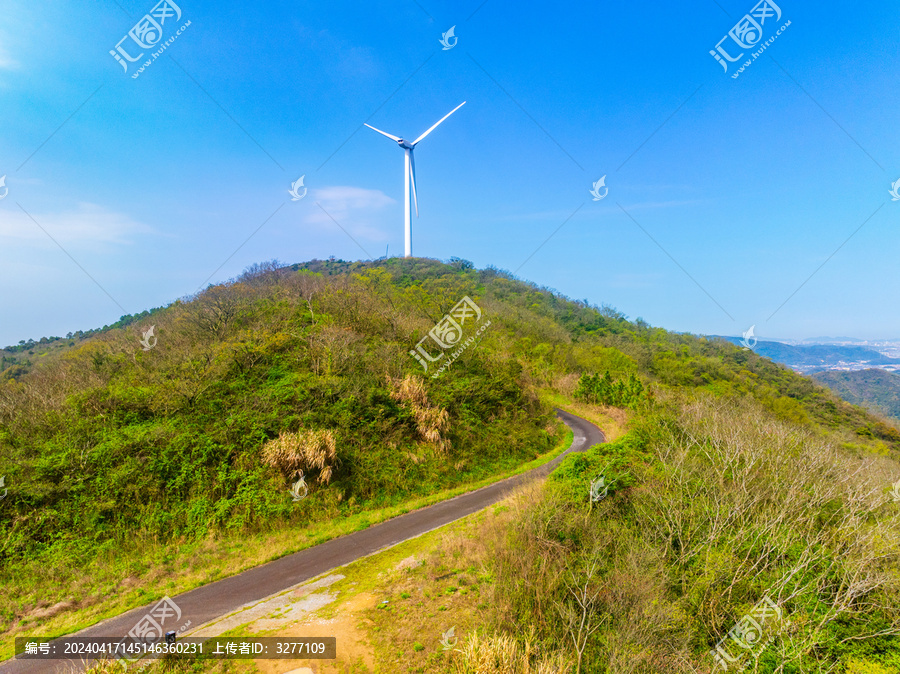 宁波北仑总台山风车