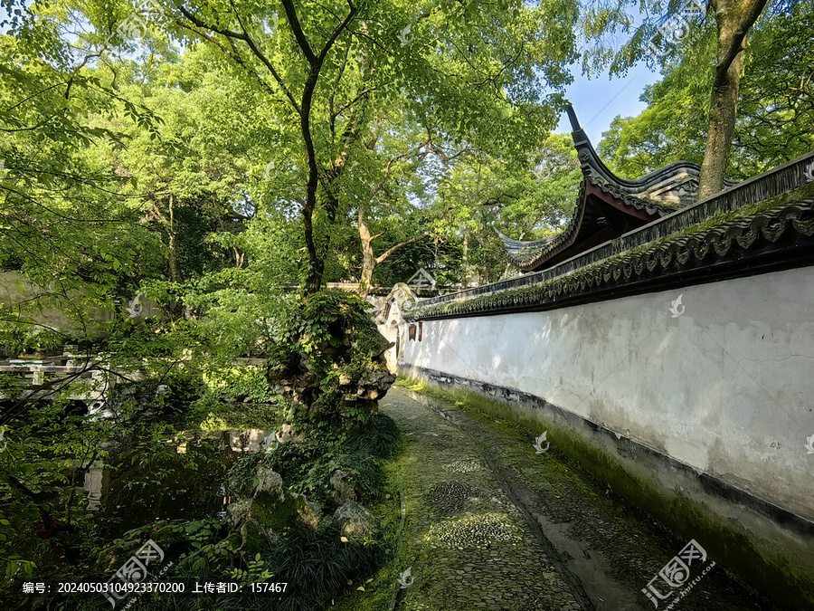 江南私家园林中式传统围墙