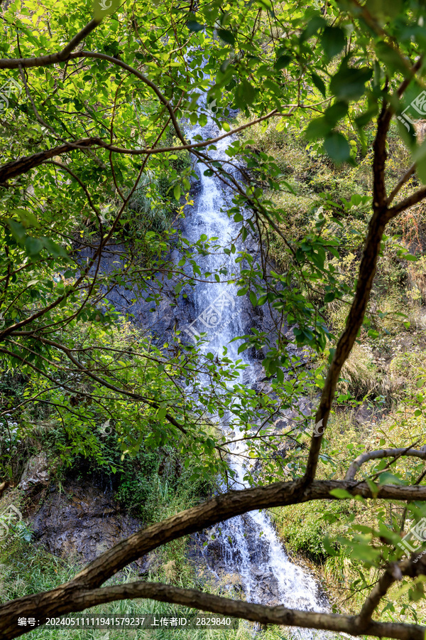 山间飞瀑