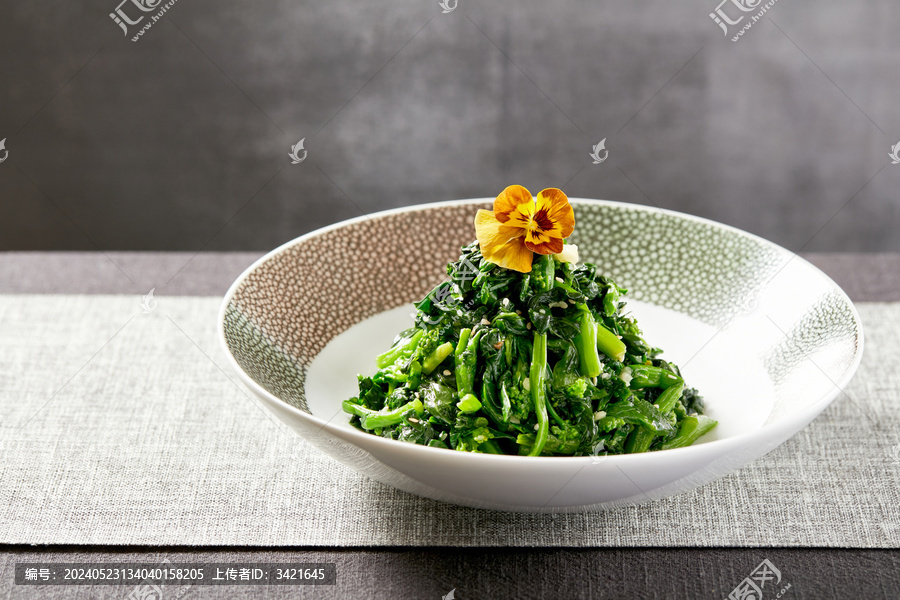 凉拌小菜心