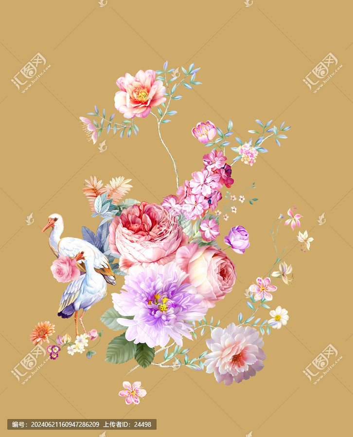 高清数码花卉