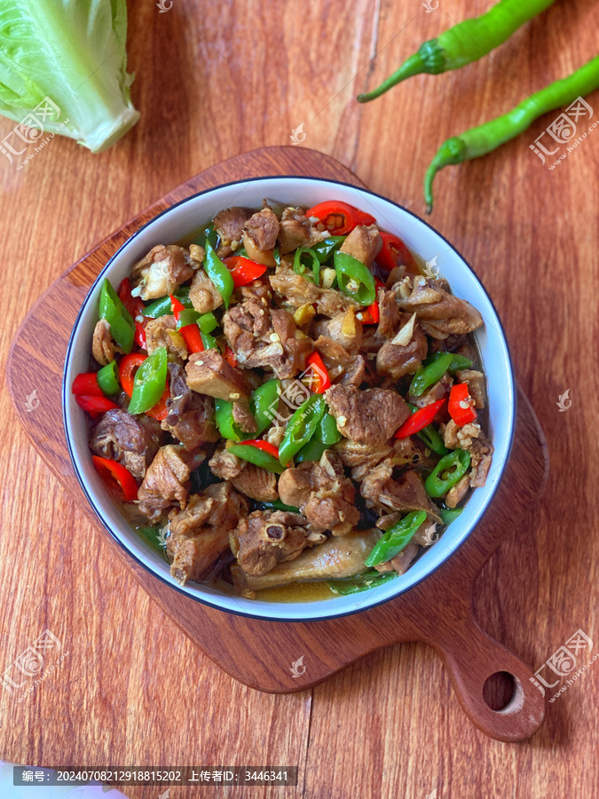 香辣鸭肉