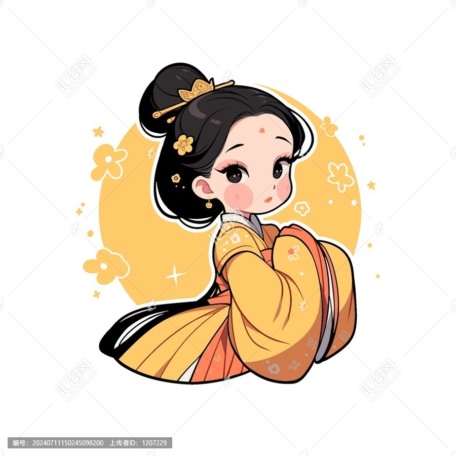 古装美女插画