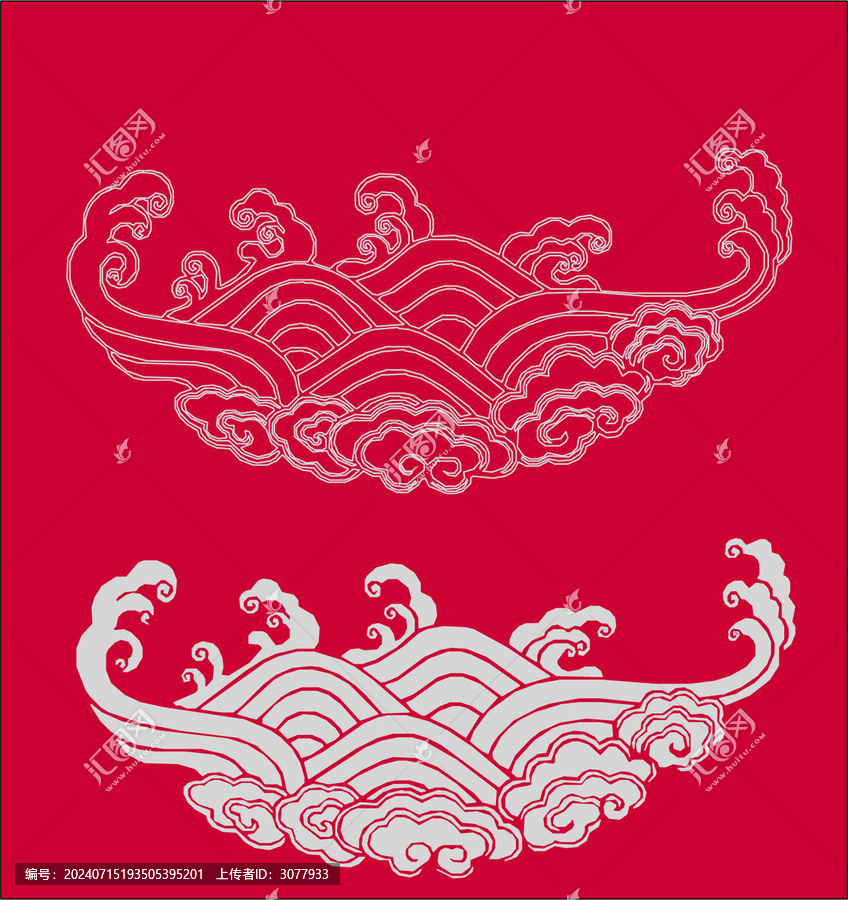 传统服饰海浪纹样