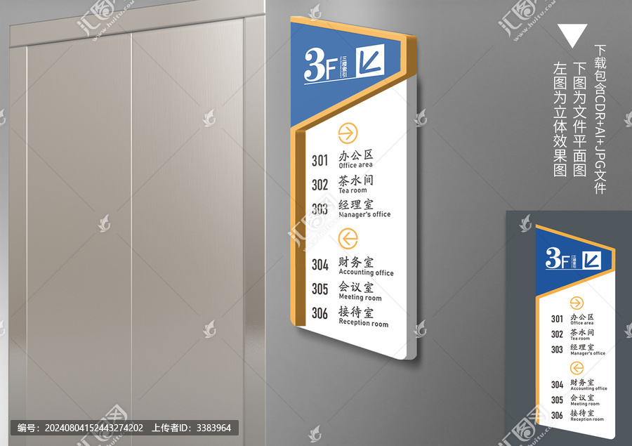 楼层索引牌