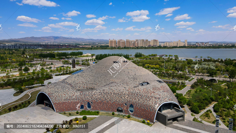 航拍大同大剧院