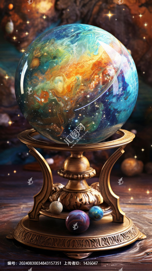 玻璃球里的星系