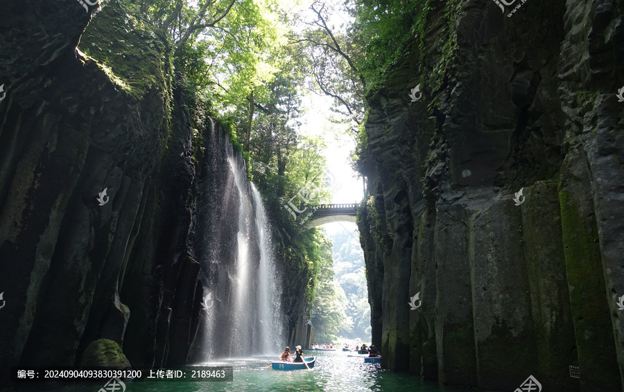 日本九州高千穗峡