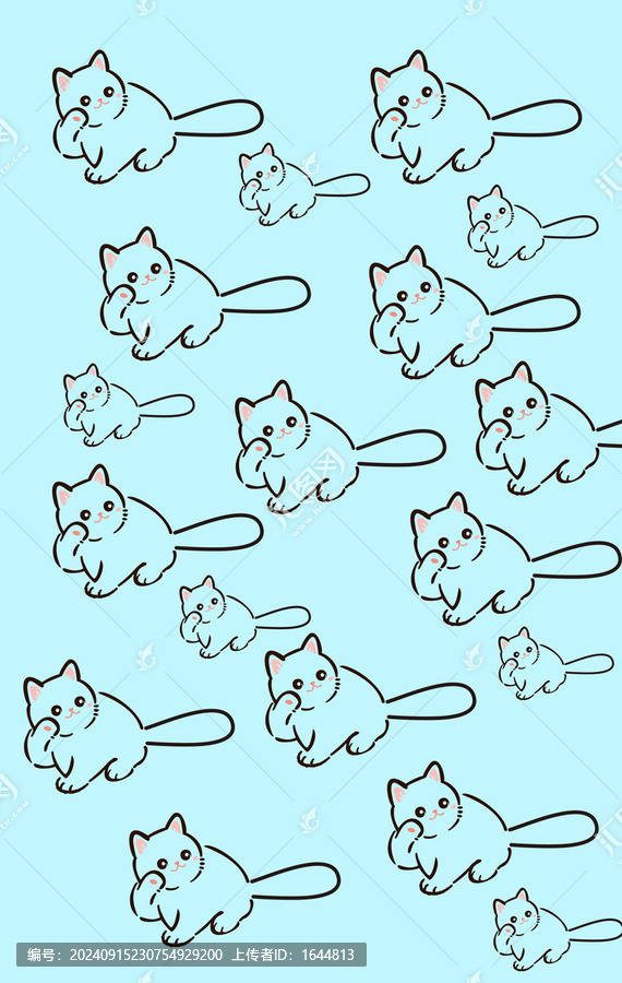猫咪手机壳图案