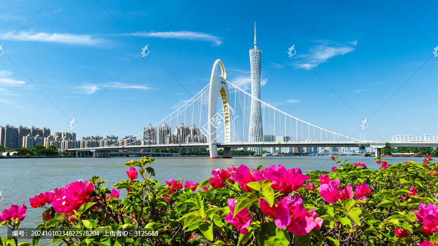 广州珠江城市风光