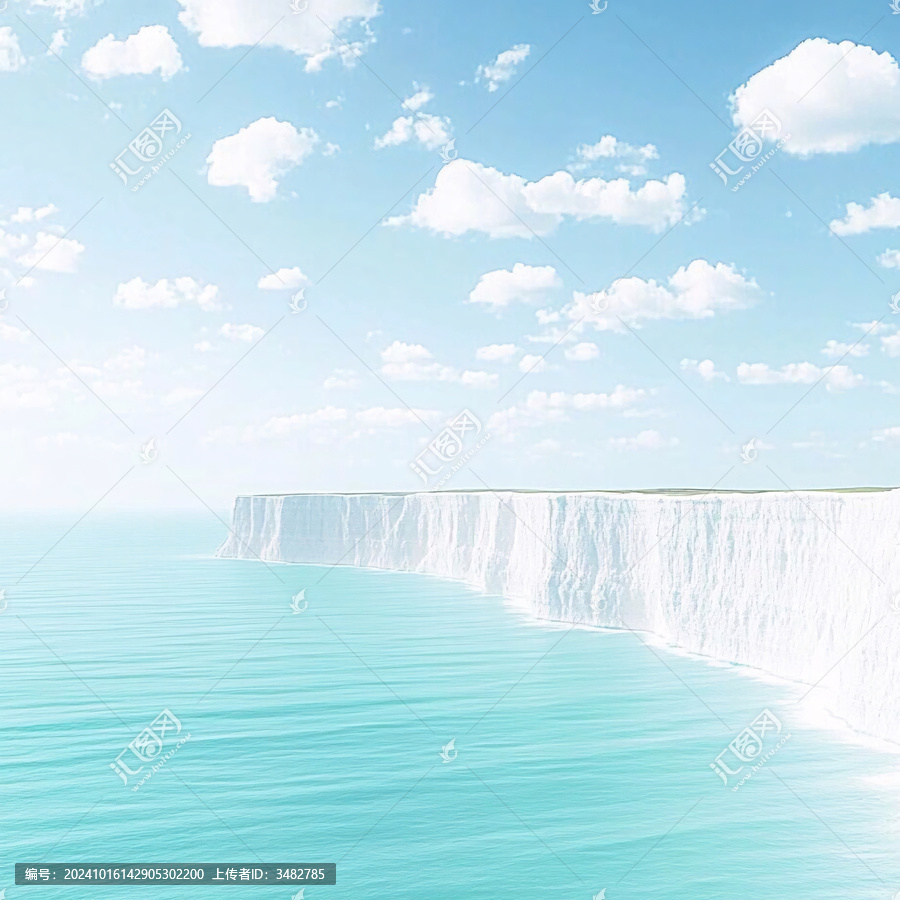 地平面大海