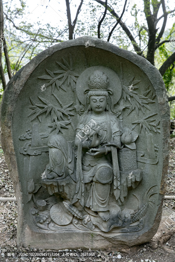 坐姿观音像雕像