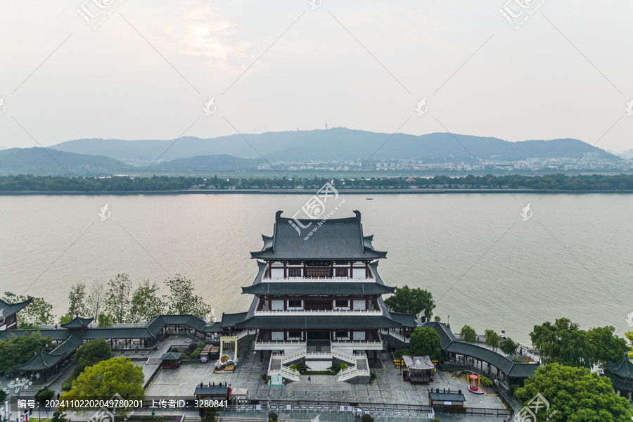 长沙杜甫江阁建筑景观