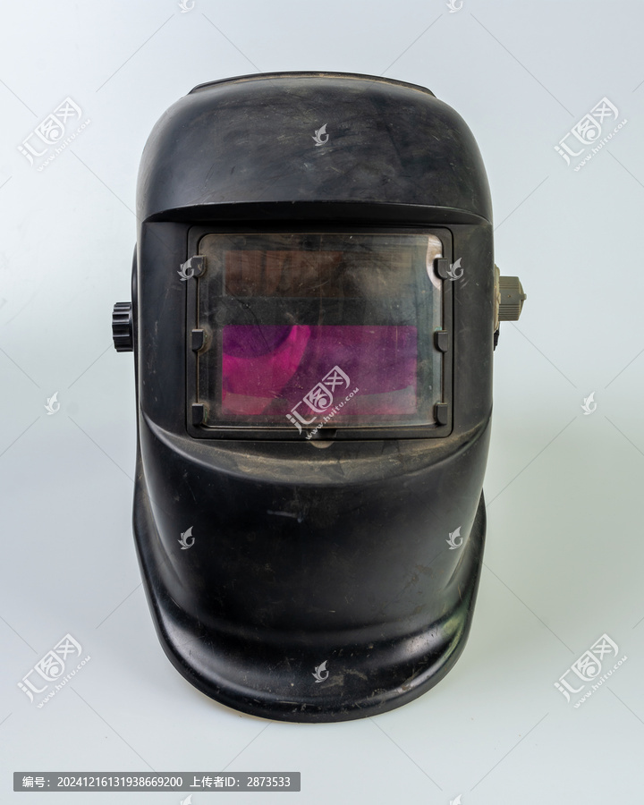 旧自动变光电焊面具